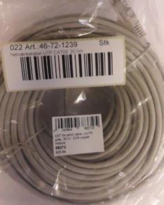 Network cable UTP CAT5E 30.0m